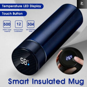 500ml Smart Stainless Steel Thermos – LED Display, Leak-Proof Hot & Cold Flask