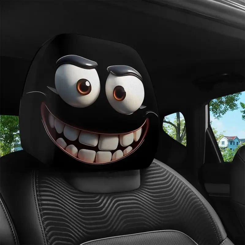 1/2pcs Car Headrest and Cushion Covers Double Sided - Image 2