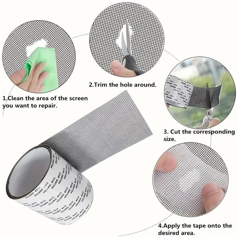Mosquito Window Repair Mesh Tape Magic Waterproof - Image 12