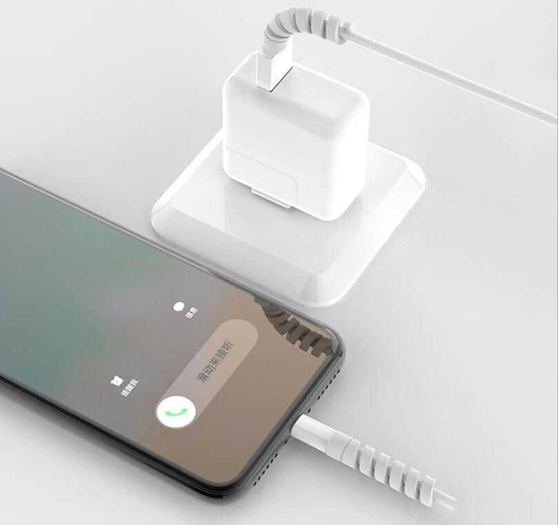 Spiral Silicone Cable Protector Flexible Cord Saver for All Phone & USB Cables - Image 13