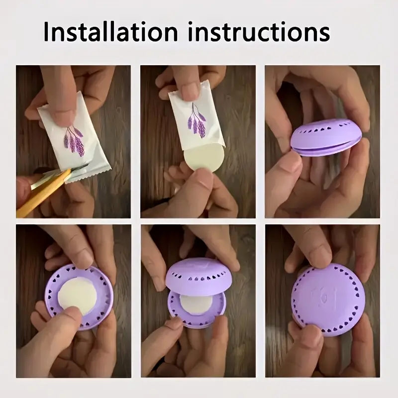 5pcs Long Lasting Natural Fragrance Air Freshener AromaRelax Tablets for Home - Image 13