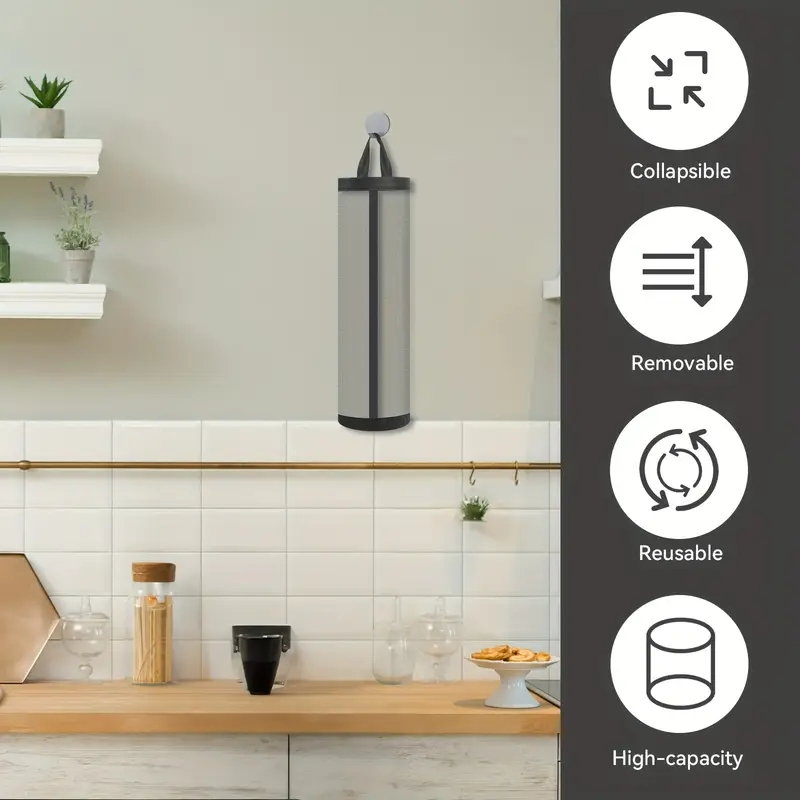 Transparent Storage Organizer for Kitchen and Bathroom Shopper Holder - Image 14