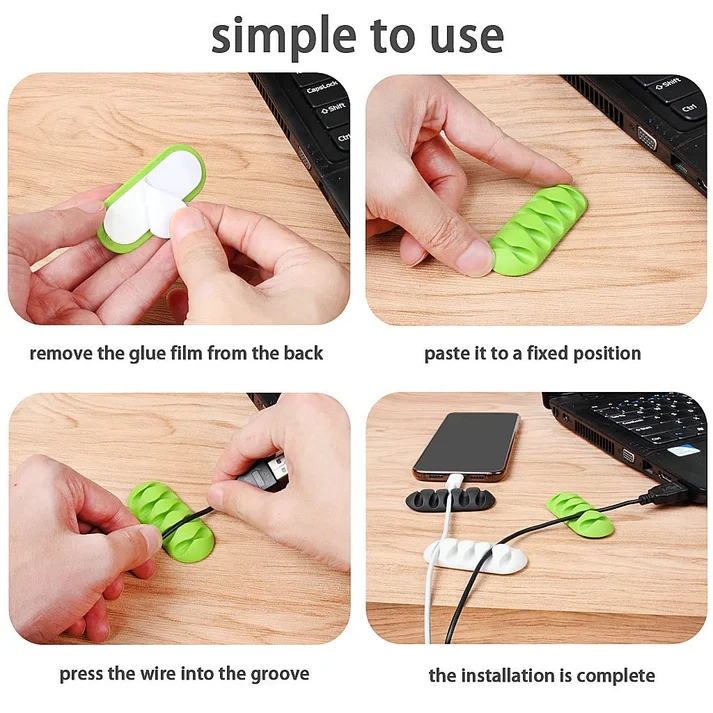Desktop Cable Clip Winder and Holder - Image 14