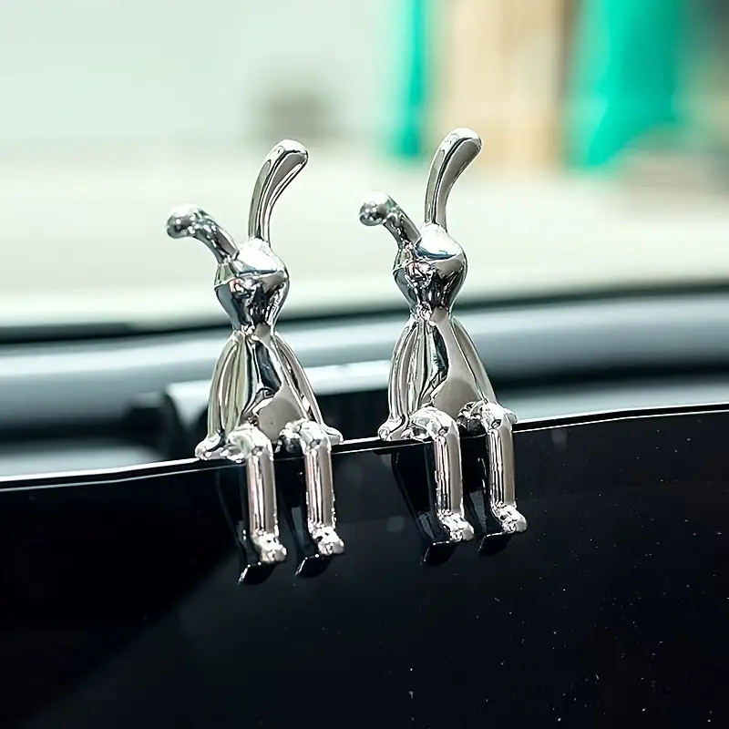 Mini Rabbit Statue Set – Nordic Style Long-Eared Bunny - Image 15