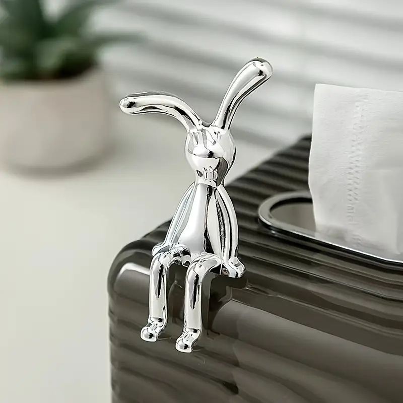 Mini Rabbit Statue Set – Nordic Style Long-Eared Bunny - Image 16