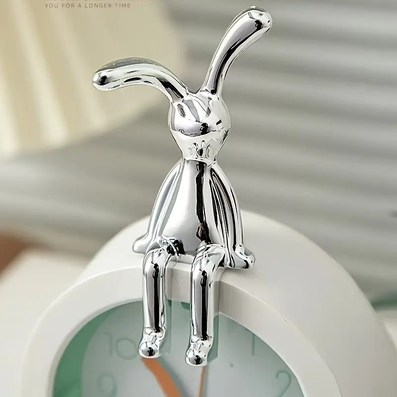 Mini Rabbit Statue Set – Nordic Style Long-Eared Bunny - Image 18