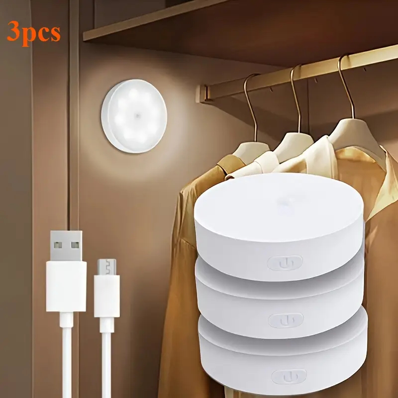 Smart Motion Sensor Night Light USB Rechargeable - Image 5