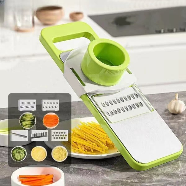Multi-Functional 5in1 Vegetable Slicer Cutter Grater Peeler Chopper for Kitchen - Image 4