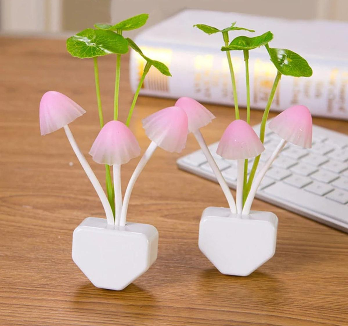 Mushroom LED Night Light Plug-In Sensor Lamp for Kids Room & Home Décor - Image 4