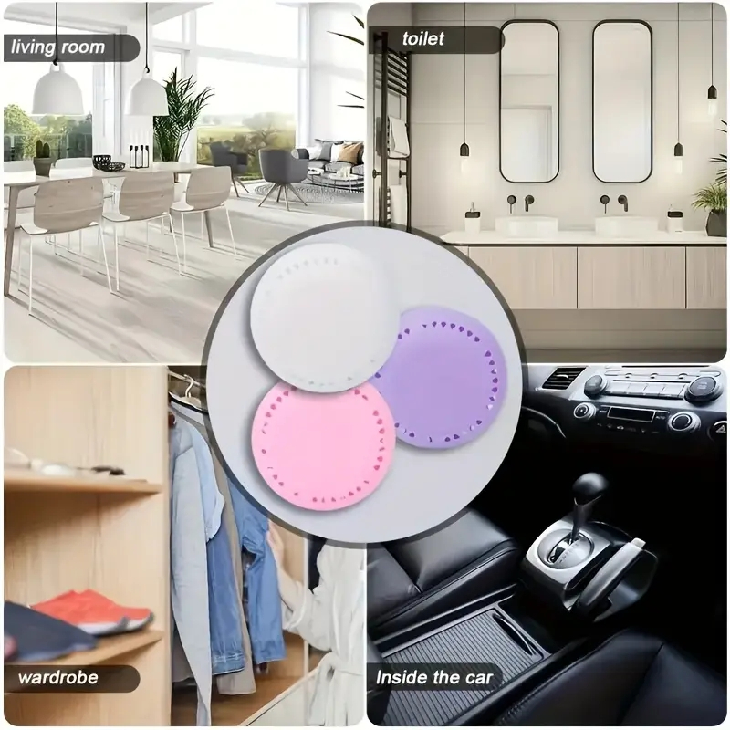 5pcs Long Lasting Natural Fragrance Air Freshener AromaRelax Tablets for Home - Image 4