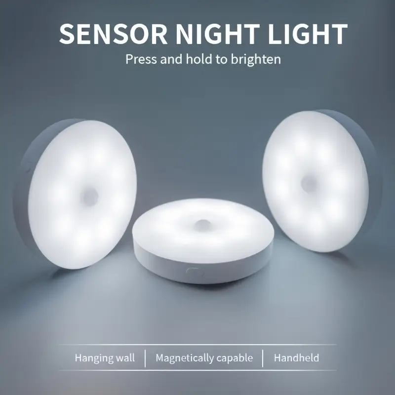 Smart Motion Sensor Night Light USB Rechargeable - Image 4
