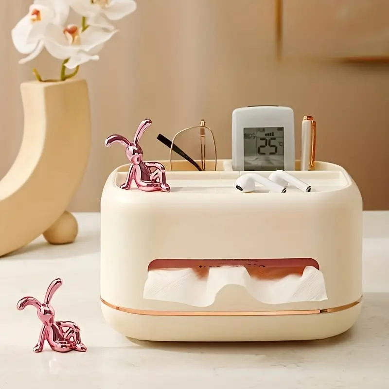 Mini Rabbit Statue Set – Nordic Style Long-Eared Bunny - Image 28