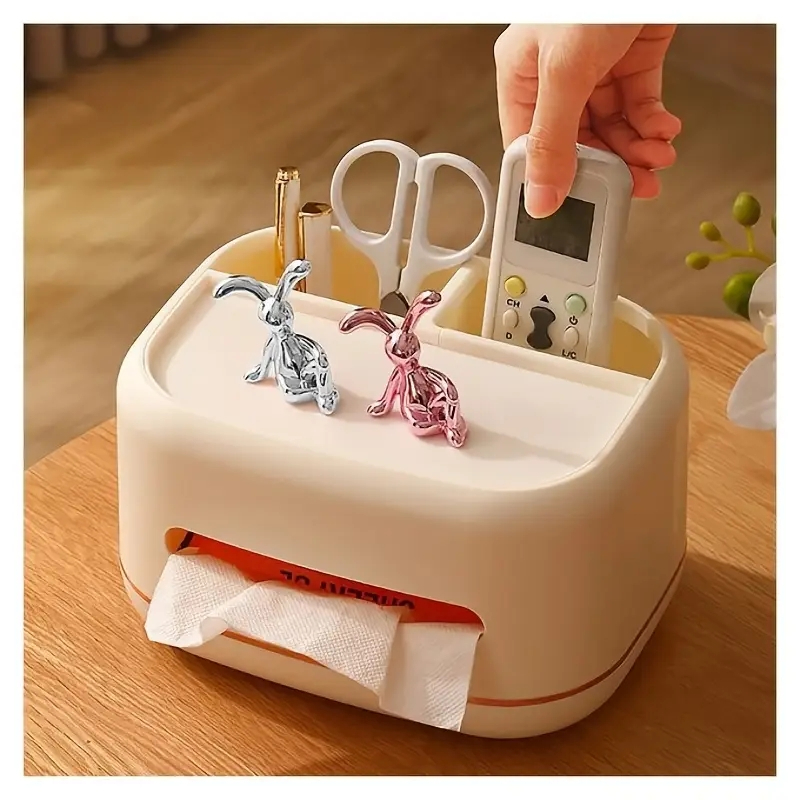 Mini Rabbit Statue Set – Nordic Style Long-Eared Bunny - Image 30