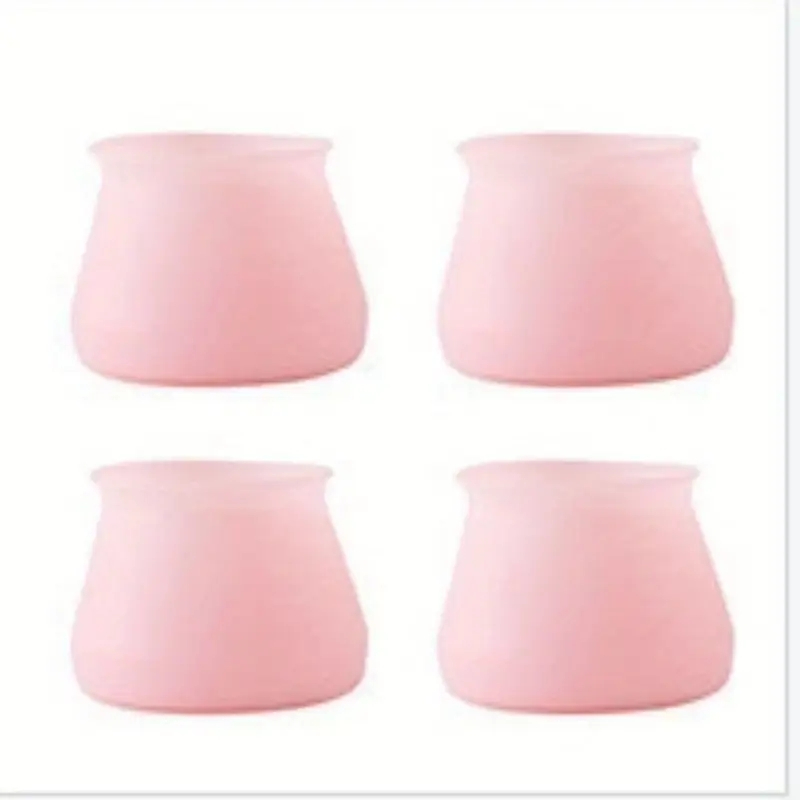 Pack of 4 Silicone Rubber Round Chair Leg Caps - Image 5