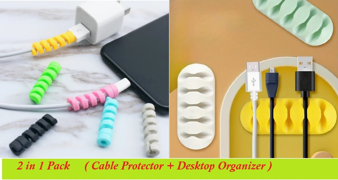 Spiral Silicone Cable Protector Flexible Cord Saver for All Phone & USB Cables - Image 19