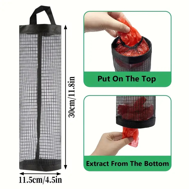 Transparent Storage Organizer for Kitchen and Bathroom Shopper Holder - Image 6