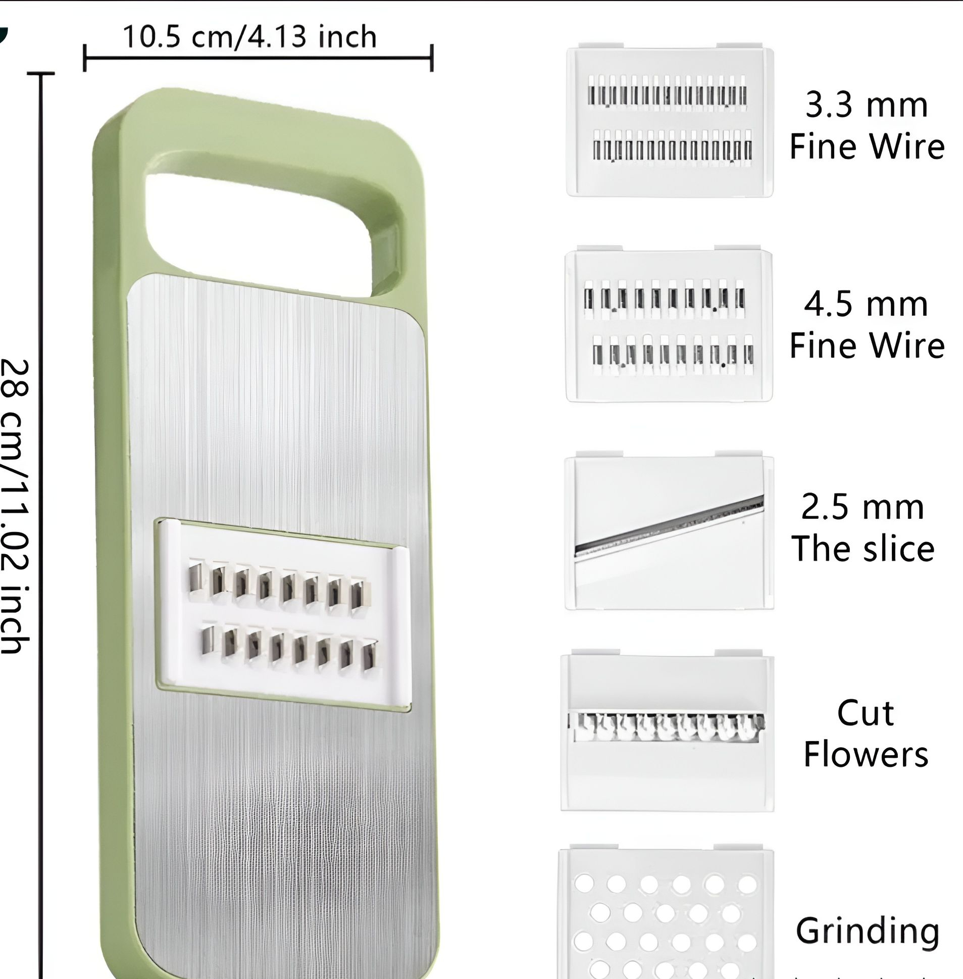 Multi-Functional 5in1 Vegetable Slicer Cutter Grater Peeler Chopper for Kitchen - Image 7