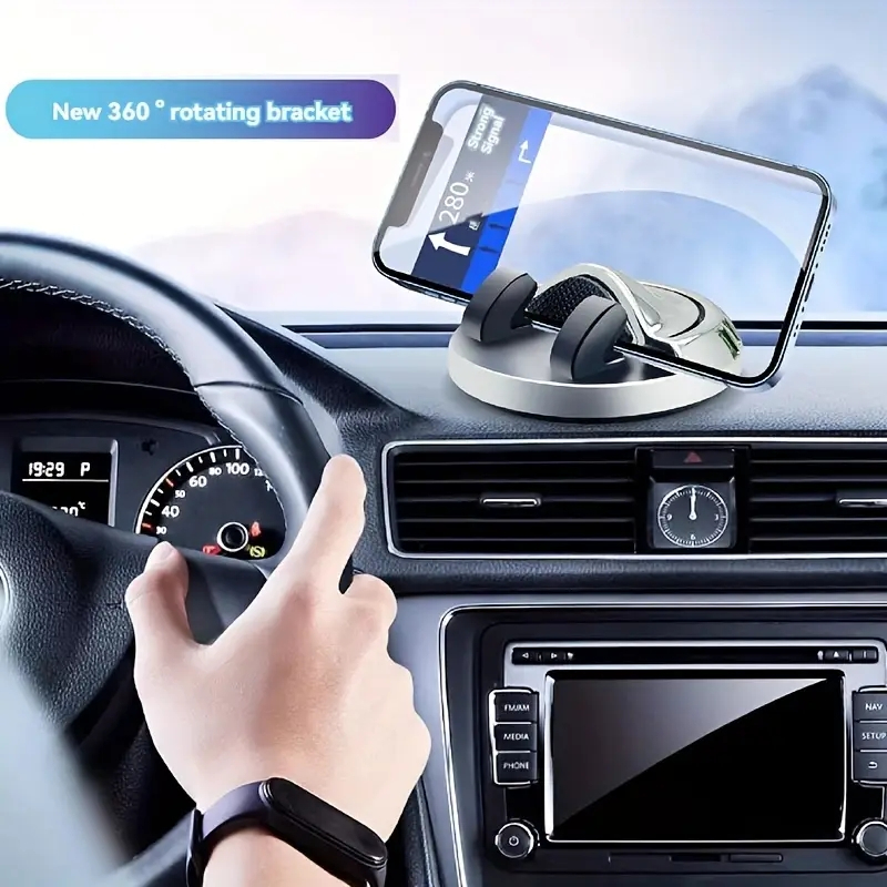 Universal 360° Car Phone Holder Multi function Adjustable Dashboard Mobile Holder