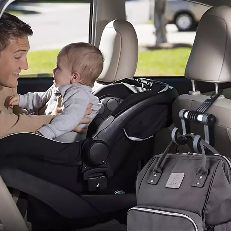 Multifunctional Car Seat Back Hook Organizer