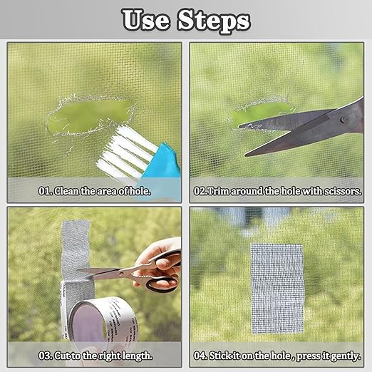 Mosquito Window Repair Mesh Tape Magic Waterproof - Image 9