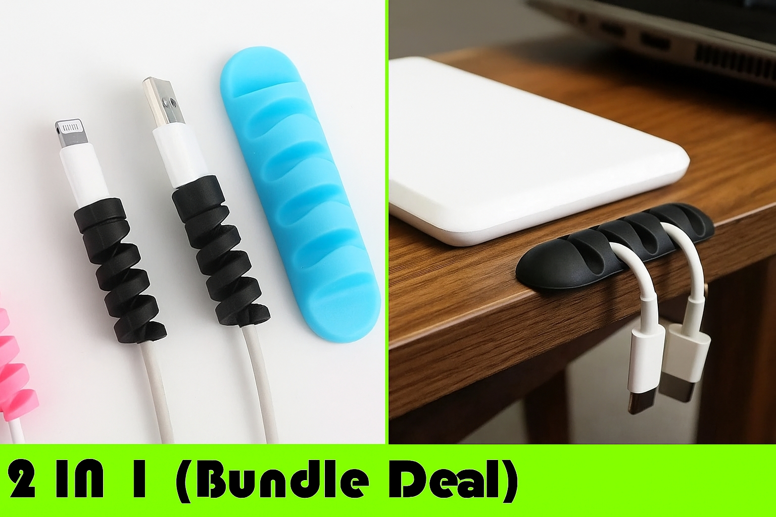 Spiral Silicone Cable Protector Flexible Cord Saver for All Phone & USB Cables - Image 10