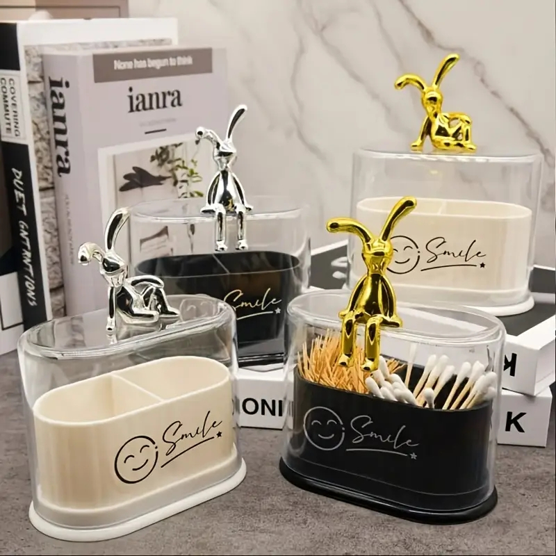 Mini Rabbit Statue Set – Nordic Style Long-Eared Bunny - Image 10